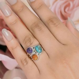 Sterling Silver and Turquoise Ring